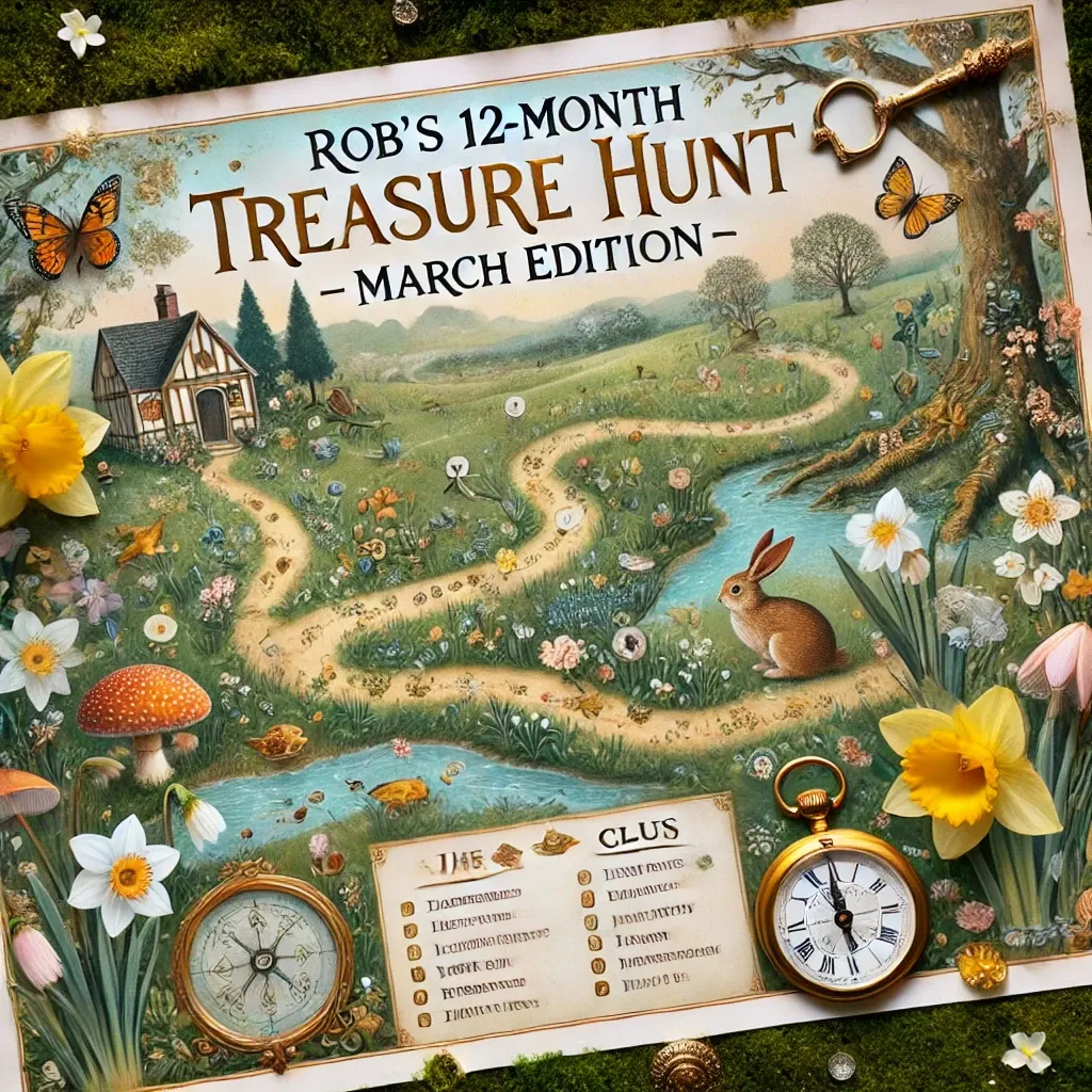 The Year Long Treasure Hunt! March 2025 Edition